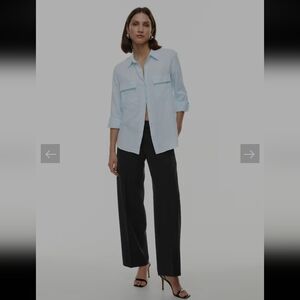 New Aritzia Babaton Utility Linen Shirt
